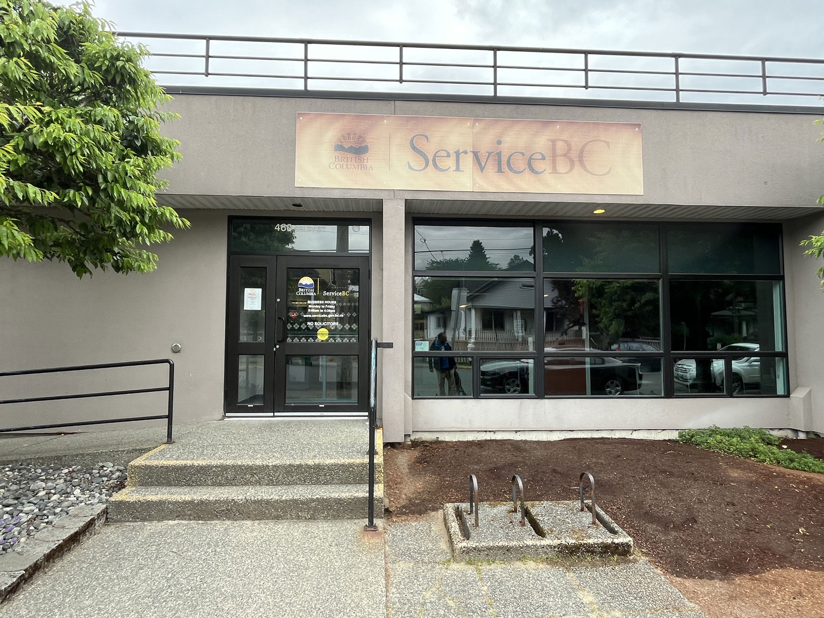 The ServiceBC location at 460 Selby Street in downtown Nanaimo offers Driver Licensing and Knowledge Test services. [photo: Coastal Pathways Driver Training]